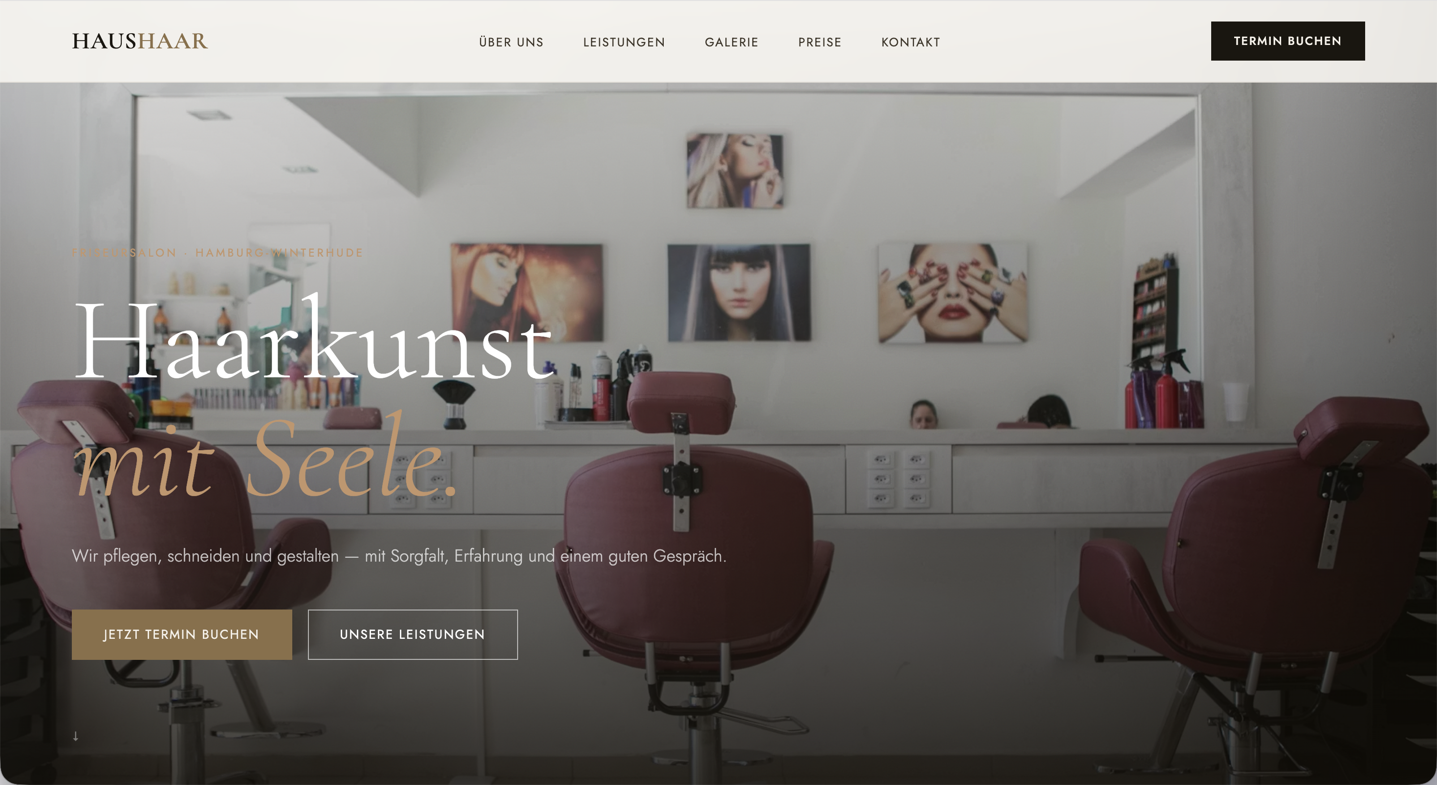 Friseur Website