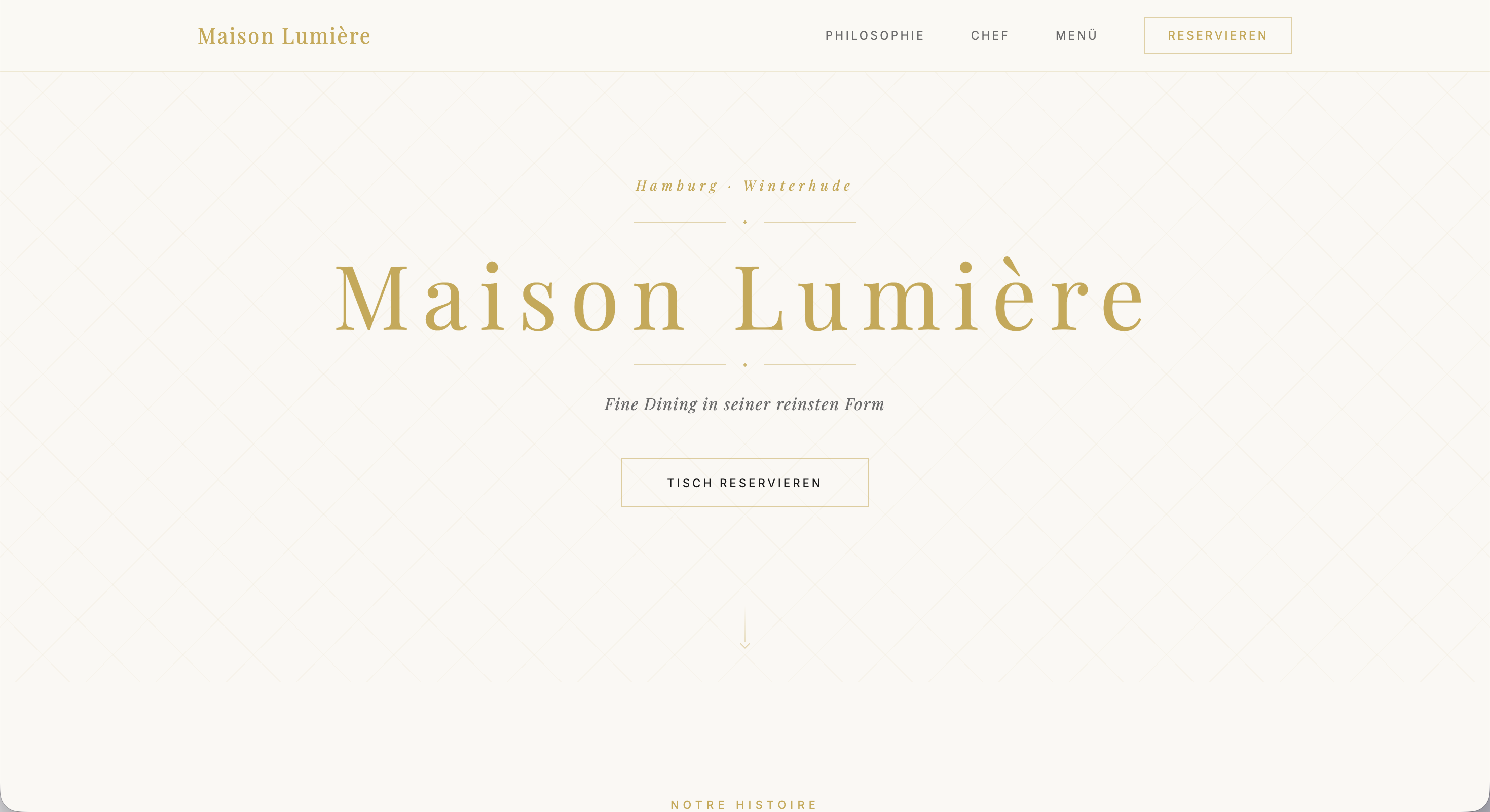 Maison Lumière Website
